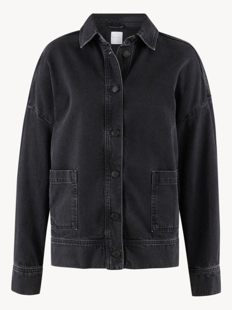 veste en jean - noir taw0967-80052 acheter tamaris vestes manteaux en ligne